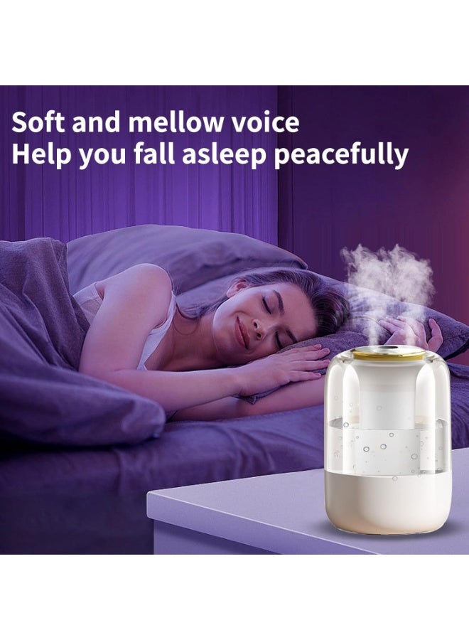 Arabest 2L Humidifiers for Bedroom with Night Light, Cool Mist Humidifier for Home, Quiet Operation with 360° Rotation- 2 Filter Sponge, USB Plug,for Home, Office, for 20-40 ㎡ (Green) - Image 5